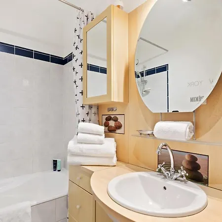 Bright Modern Studio With Balcony In Appartement Paris